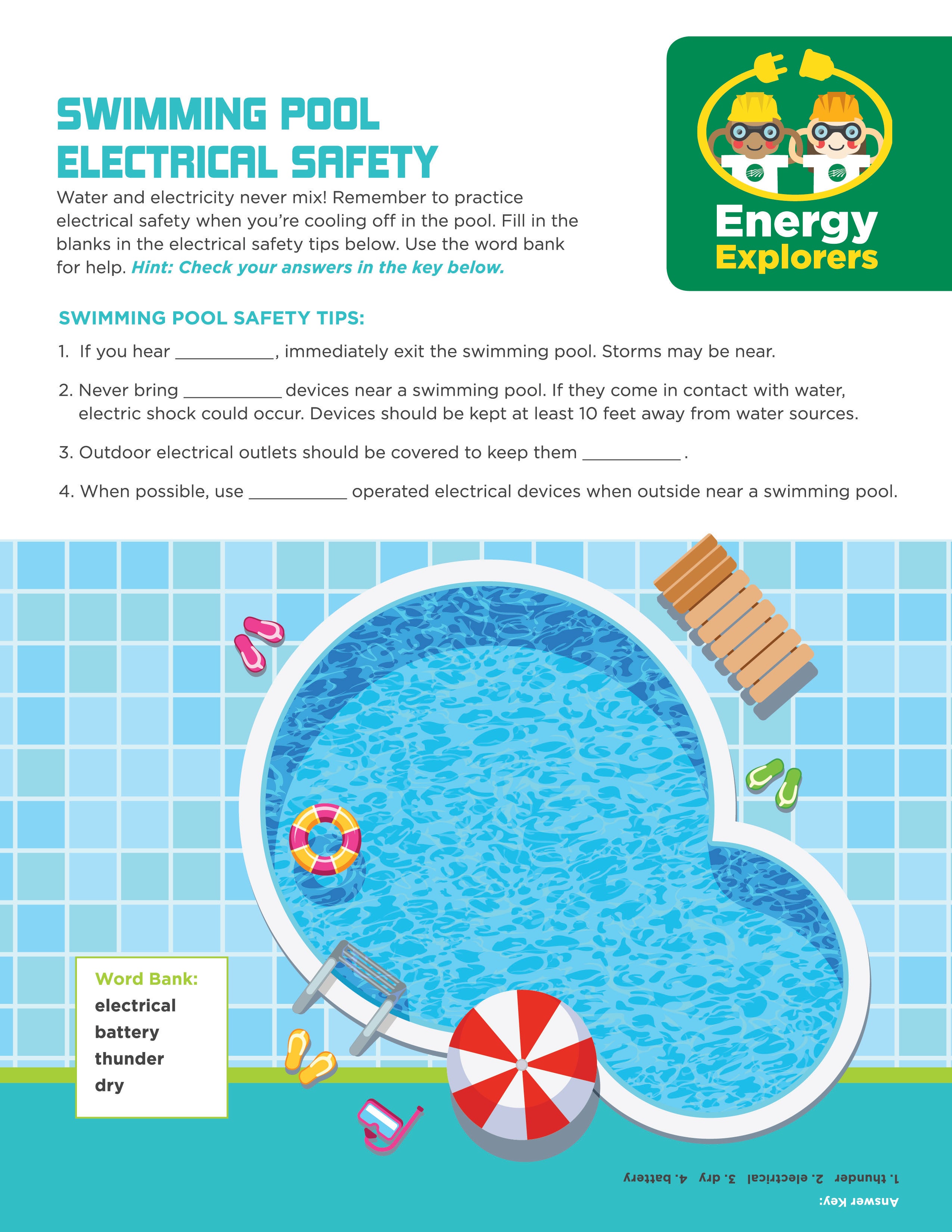 Energy Explorers Pool Safety