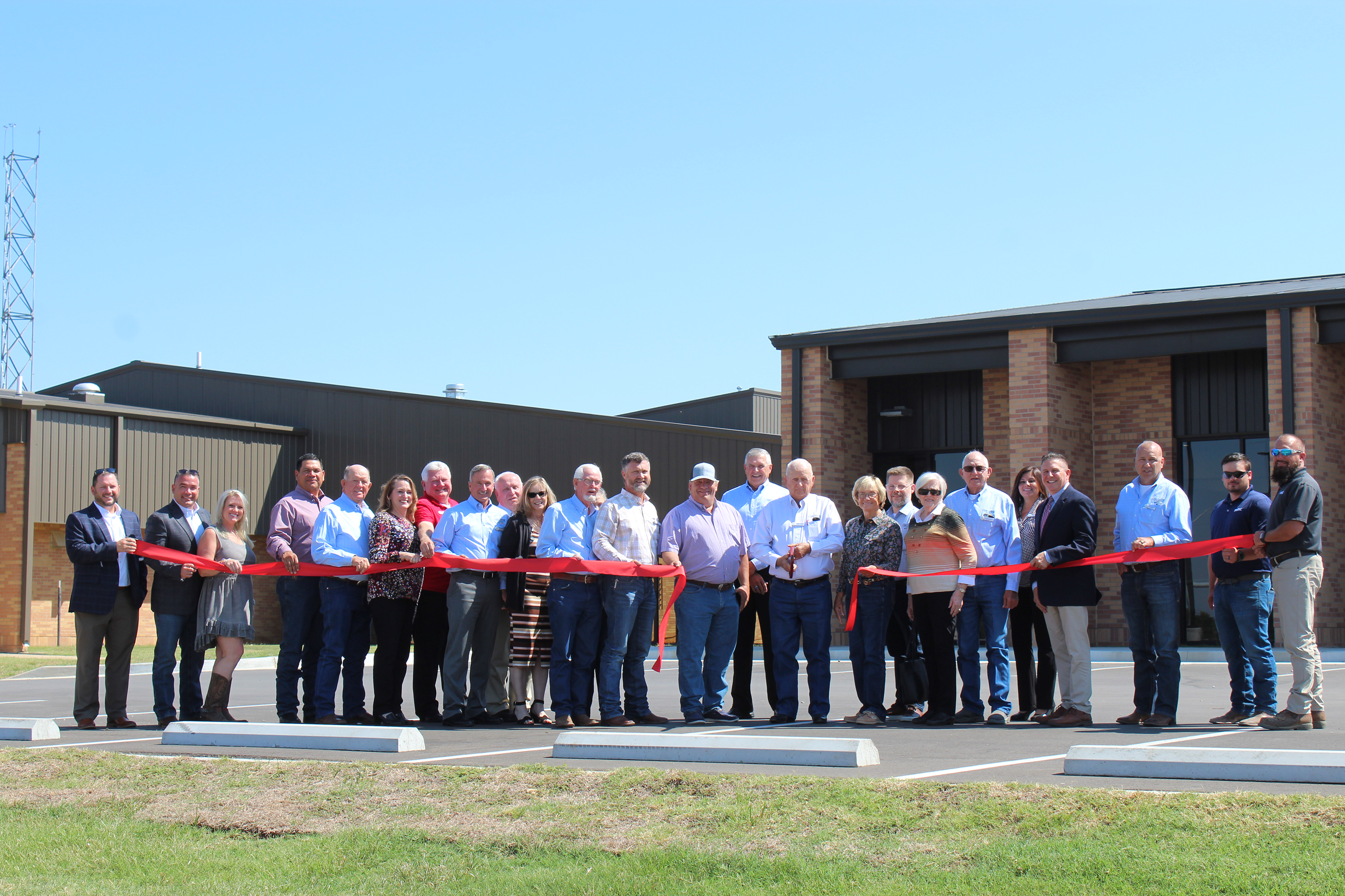 Ribbon Cutting at ECOEC Headquarters in Okmulgee