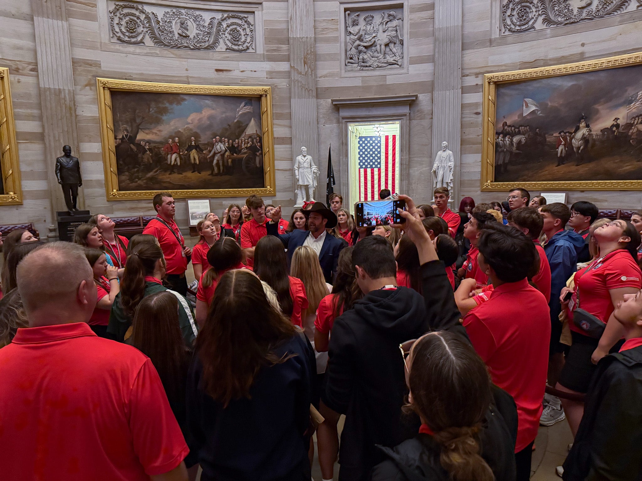 Student tour with Senator Mullins