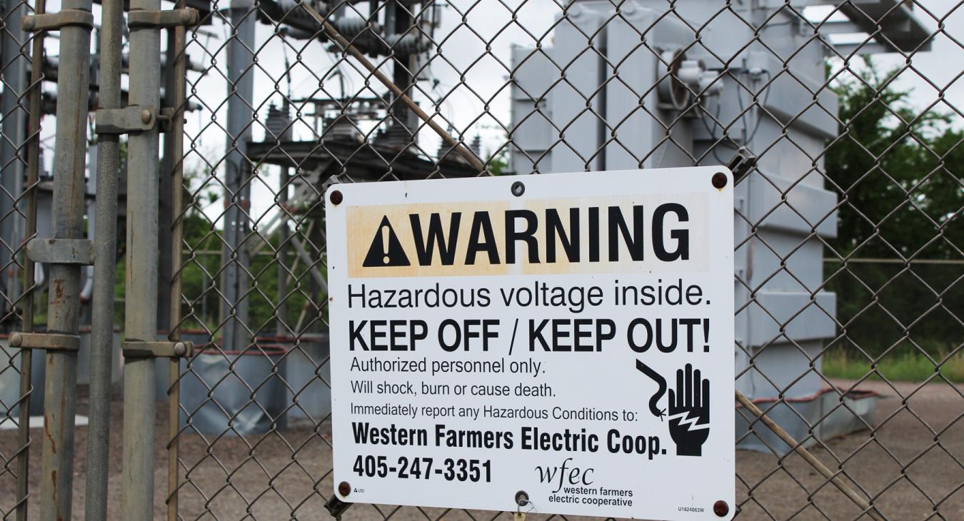 Warning, Keep Out of Substations
